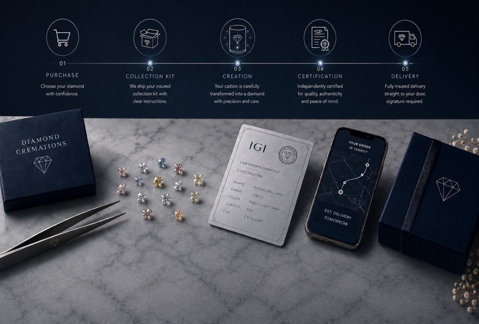 Carbon. Precision. Certified Diamond.