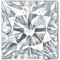 Princess Shape Diamond